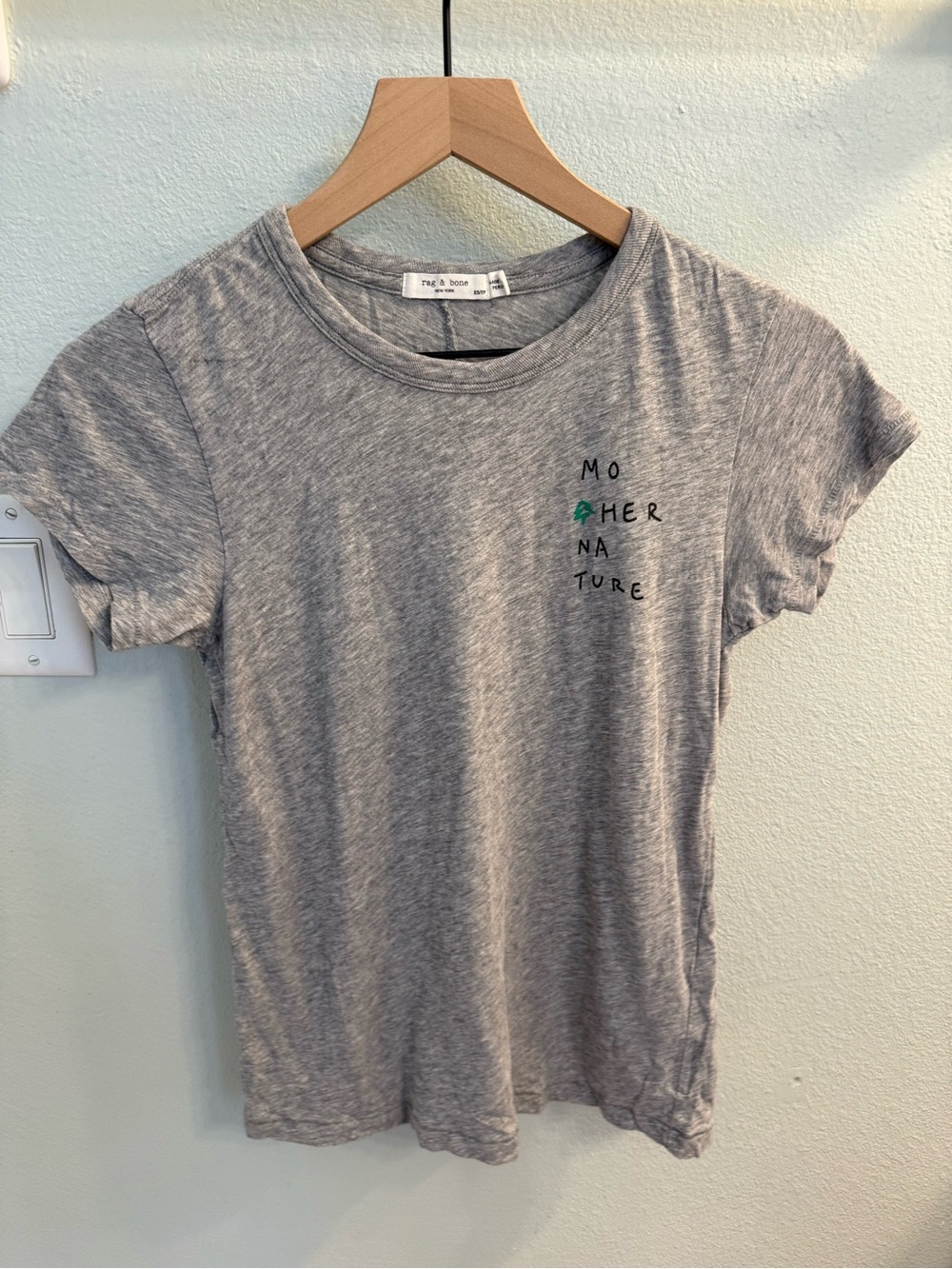 Rag & Bone Mother Nature Pima
Cotton T Shirt - Picture 5 of 9
